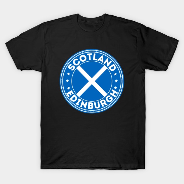 Edinburgh T-Shirt by footballomatic